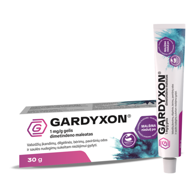 GARDYXON 1mg/g gelis dimetindeno maleatas, 30 g. paveikslėlis