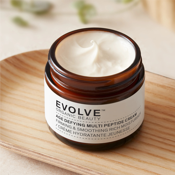 EVOLVE ORGANIC BEAUTY, Veido kremas su peptidais „Age Defying“, ekologiškas, 60 ml EVOLVE ORGANIC BEAUTY, Veido kremas su peptidais „Age Defying“, ekologiškas, 60 ml