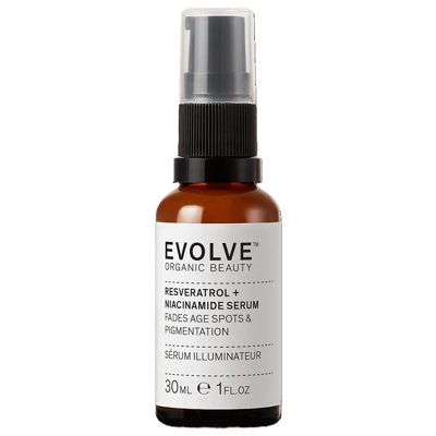 EVOLVE ORGANIC BEAUTY, Veido serumas su resveratroliu ir niacinamidu, 30 ml