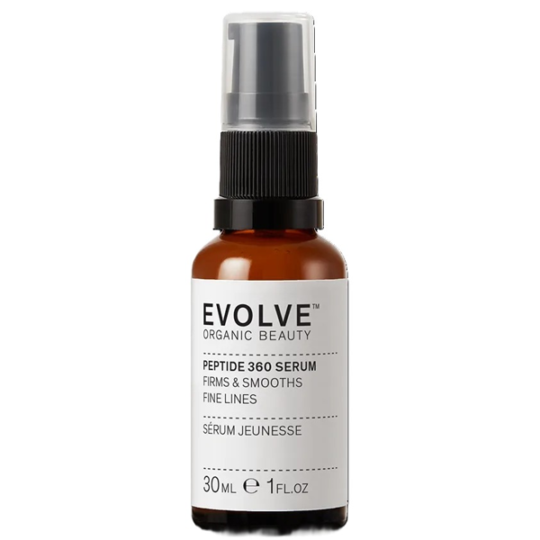 EVOLVE ORGANIC BEAUTY, Veido serumas su peptidais, ekologiškas, 30 ml EVOLVE ORGANIC BEAUTY, Veido serumas su peptidais, ekologiškas, 30 ml