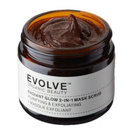 EVOLVE ORGANIC BEAUTY, Šveičiamoji veido kaukė „Radiant Glow 2-IN-1“, EVOLVE ORGANIC BEAUTY, Šveičiamoji veido kaukė „Radiant Glow 2-IN-1“,