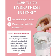 VITAVEA HYDRAFRESH INTENSE raudonųjų vaisių skonio, 20 vnt VITAVEA HYDRAFRESH INTENSE raudonųjų vaisių skonio, 20 vnt