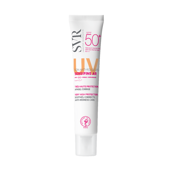 SVR SENSIFINE AR CRÈME SPF 50+, veido kremas nuo saulės raustančiai, itin jautriai odai, 40ml paveikslėlis
