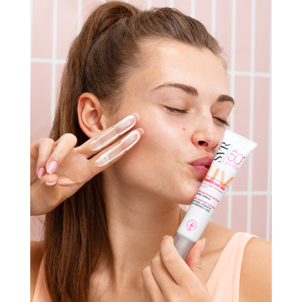 SVR SENSIFINE AR CRÈME SPF 50+, veido kremas nuo saulės raustančiai, itin jautriai odai, 40ml paveikslėlis