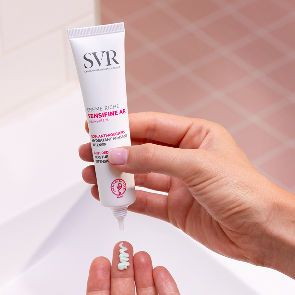 SVR SENSIFINE AR CREME RICHE, raudonį malšinantis veido kremas, 40 ml paveikslėlis SVR SENSIFINE AR CREME RICHE, raudonį malšinantis veido kremas, 40 ml paveikslėlis