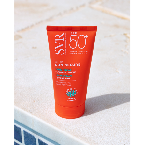 SVR SUN SECURE BLUR, putų konsistencijos veido kremas ir SPF50+, 50ml paveikslėlis SVR SUN SECURE BLUR, putų konsistencijos veido kremas ir SPF50+, 50ml paveikslėlis