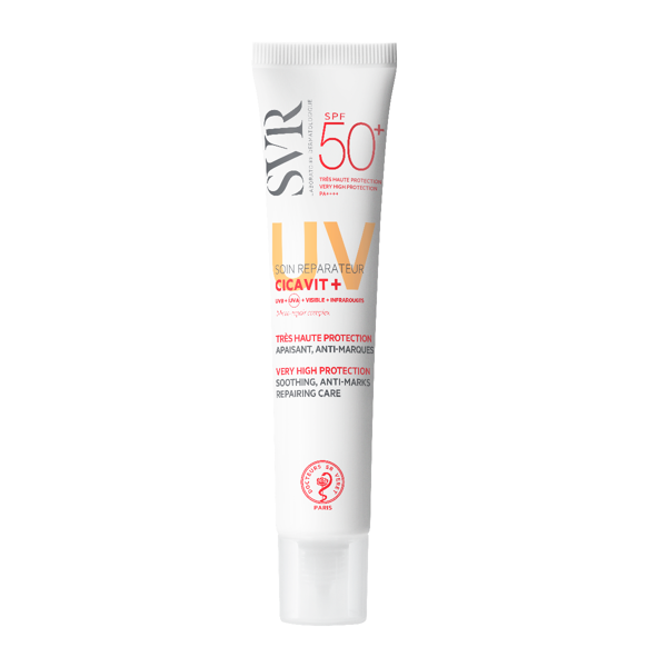 SVR CICAVIT+, specialus atstatomasis kremas pažeistai odai su apsauga nuo saulės, SPF50+, 40ml paveikslėlis SVR CICAVIT+, specialus atstatomasis kremas pažeistai odai su apsauga nuo saulės, SPF50+, 40ml paveikslėlis