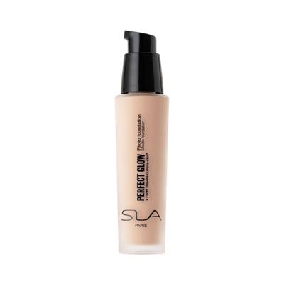 SLA PARIS „Photo Foundation Perfect Glow“ kreminis makiažo pagrindas: auksinis porcelianas.