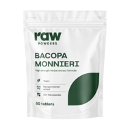 RAW POWDERS BAKOPOS MONNIERI 500 mg, 60 tablečių