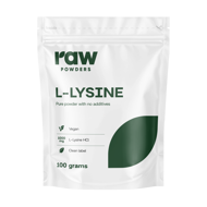 RAW POWDERS L-LIZINO milteliai, 100 g