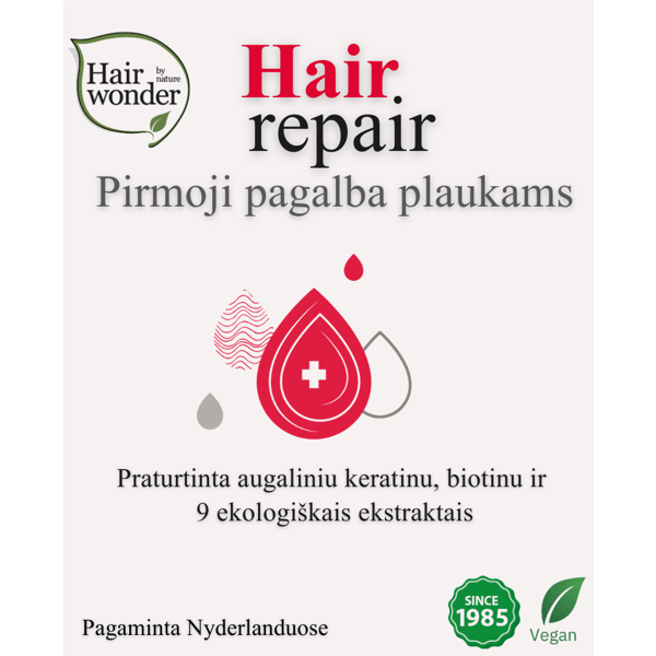 HAIRWONDER Nenuplaunamas plaukų balzamas Hair Repair, 150 ml HAIRWONDER Nenuplaunamas plaukų balzamas Hair Repair, 150 ml