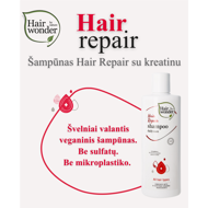 HAIRWONDER Šampūnas visų tipų plaukams kasdieniam naudojimui Hair Repair,  300 ml