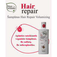 HAIRWONDER Šampūnas plaukų apimčiai Hair Repair Volumizer, 200 ml paveikslėlis