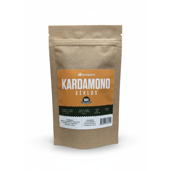 KANAPŪKIS Kardamono sėklos 100 g. KANAPŪKIS Kardamono sėklos 100 g.