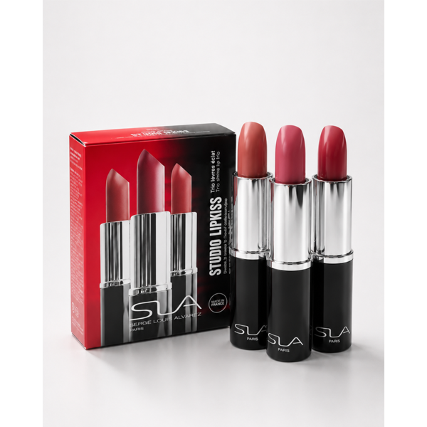 SLA PARIS „Coffret Studio LipKiss“ - 3 naujos lūpų dažų spalvos SLA PARIS „Coffret Studio LipKiss“ - 3 naujos lūpų dažų spalvos