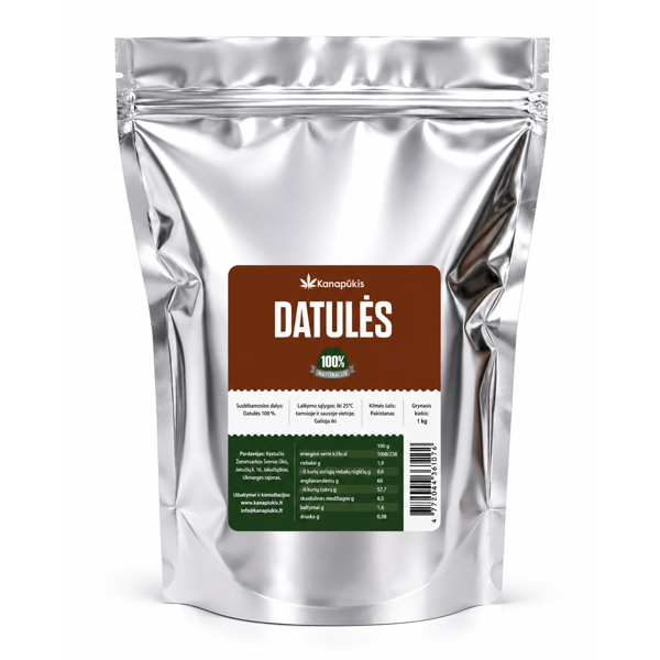KANAPŪKIS Datulės 1 kg KANAPŪKIS Datulės 1 kg
