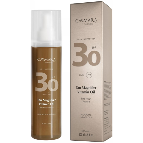 Casmara Sausas kūno aliejus Tan Magnifier Vitamin Oil CASA05007, su SPF30, 200 ml Casmara Sausas kūno aliejus Tan Magnifier Vitamin Oil CASA05007, su SPF30, 200 ml