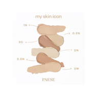 PAESE Matinė Kreminė Pudra "My Skin Icon" Nr.3C Almond, 33ml.