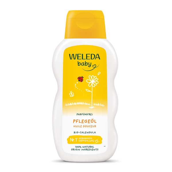 WELEDA CALENDULA, vaikiškas aliejus kūnui, 200 ml paveikslėlis WELEDA CALENDULA, vaikiškas aliejus kūnui, 200 ml paveikslėlis