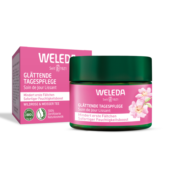 WELEDA, Wild Rose & White Tea, dieninis kremas, 40 ml paveikslėlis WELEDA, Wild Rose & White Tea, dieninis kremas, 40 ml paveikslėlis