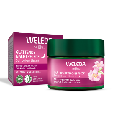 WELEDA, Wild Rose & White Tea, naktinis kremas, 40 ml paveikslėlis