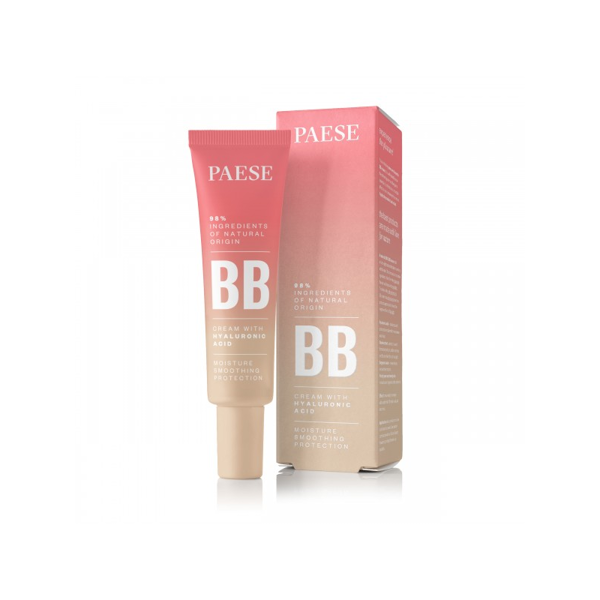 PAESE BB kremas su hialurono rūgštimi Nr. 1N, 30ml.
