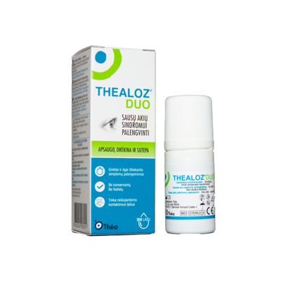 THEALOZ DUO, akių lašai, 10 ml paveikslėlis