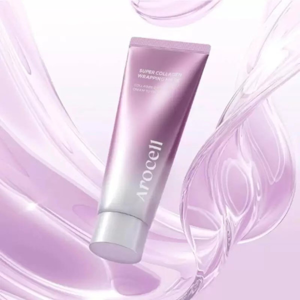 Arocell Super Collagen Wrapping Mask veido kaukė su kolagenu Arocell Super Collagen Wrapping Mask nuimama plėvelinė veido kaukė su kolagenu