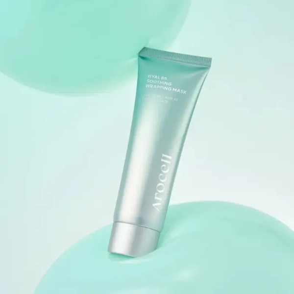 AROCELL Hyal B5 Soothing Wrapping Mask veido kaukė su hialurono rūgštimi
