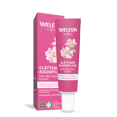 WELEDA, Wild Rose & White Tea, paakių kremas, 10 ml paveikslėlis