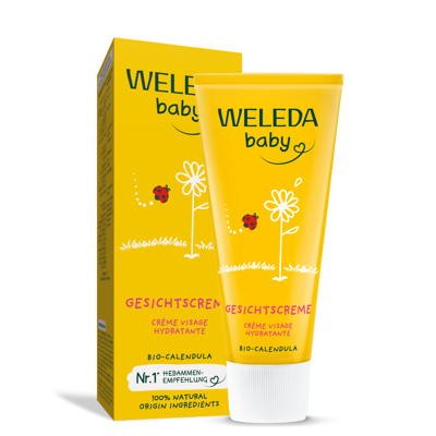 WELEDA CALENDULA BABY, kremas veidui, 50 ml paveikslėlis