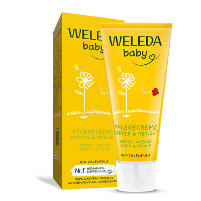 WELEDA CALENDULA BABY, drėkinamasis kremas, 75 ml paveikslėlis