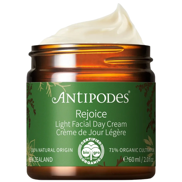 ANTIPODES, Lengvas dieninis veido kremas REJOICE, ekologiškas, 60 ml ANTIPODES, Lengvas dieninis veido kremas REJOICE, ekologiškas, 60 ml