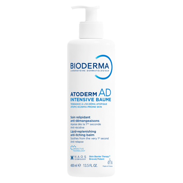 BIODERMA ATODERM, AD INTENSIVE BAUME, kremas emolientas atopiškai odai, 400ml paveikslėlis BIODERMA ATODERM, AD INTENSIVE BAUME, kremas emolientas atopiškai odai, 400ml paveikslėlis