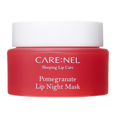 CARENEL Pomegranate naktinė lūpų kaukė 23g