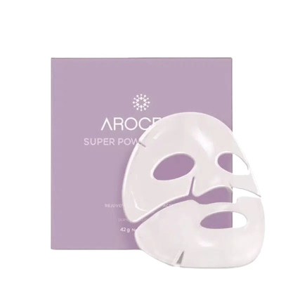 Arocell Super Power Mask EX drėkinanti hidrogelinė veido kaukė su kolagenu