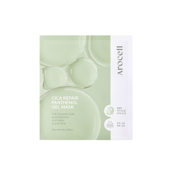Arocell Cica Repair Panthenol Gel Mask hidrogelinė veido kaukė su pantenoliu Arocell Cica Repair Panthenol Gel Mask hidrogelinė veido kaukė su pantenoliu