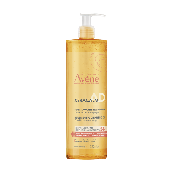 AVENE XERACALM A.D., aliejinis kūno prausiklis, 750 ml paveikslėlis AVENE XERACALM A.D., aliejinis kūno prausiklis, 750 ml paveikslėlis