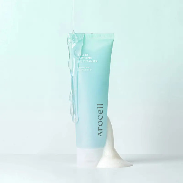AROCELL Hyal B5 Soothing Gel Cleanser gelinis veido prausiklis su hialurono rūgštimi
