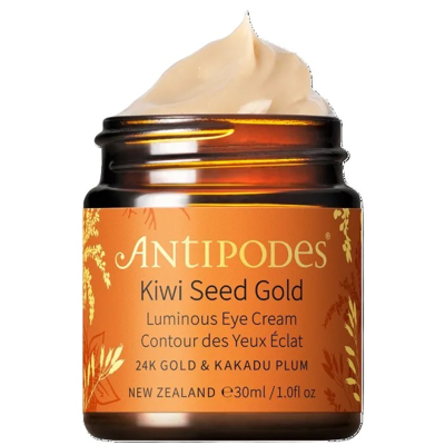 ANTIPODES, Paakių kremas su kivių sėklyčių aliejumi ir aukso dalelėmis GOLD LUMINOUS, 30 ml