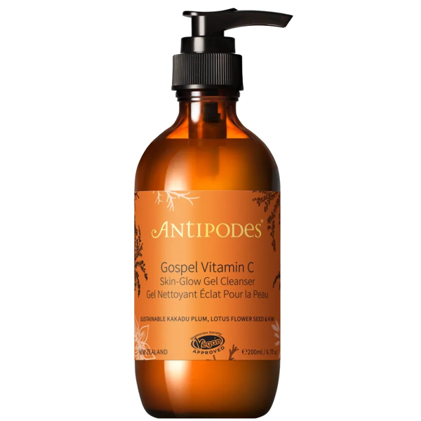 ANTIPODES, Skaistinamasis gelinis veido prausiklis GOSPEL VITAMIN C, 200 ml ANTIPODES, Skaistinamasis gelinis veido prausiklis GOSPEL VITAMIN C, 200 ml