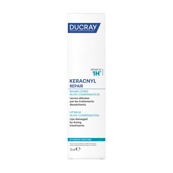 DUCRAY KERACNYL, lūpų balzamas labai sausoms lūpoms,15ml paveikslėlis