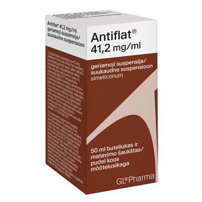 ANTIFLAT, 41,2 mg/ml, geriamoji suspensija, 50 ml paveikslėlis