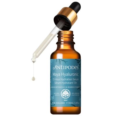 ANTIPODES, Intensyviai drėkinantis serumas MAYA HYALURONIC, ekologiškas, 30 ml