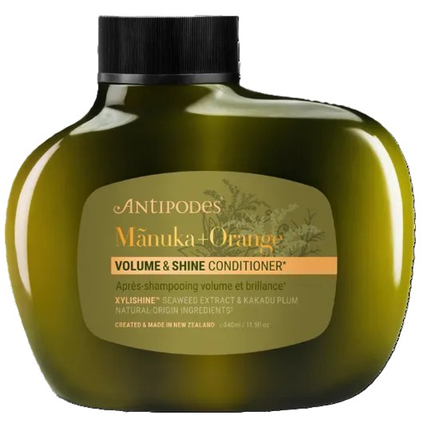 ANTIPODES, Apimties ir blizgesio suteikiantis kondicionierius MANUKA + ORANGE, 340 ml ANTIPODES, Apimties ir blizgesio suteikiantis kondicionierius MANUKA + ORANGE, 340 ml