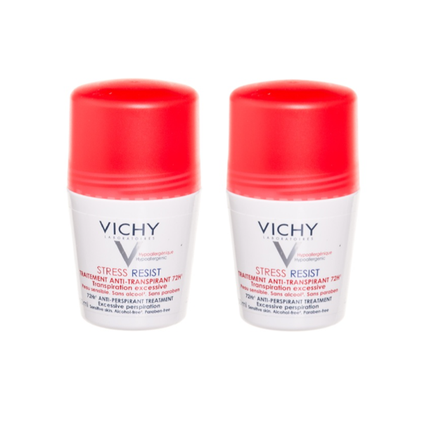 VICHY, STRESS RESIST DEO DUO, antiperspirantai 72H, 50ml, 2 vnt. paveikslėlis VICHY, STRESS RESIST DEO DUO, antiperspirantai 72H, 50ml, 2 vnt. paveikslėlis
