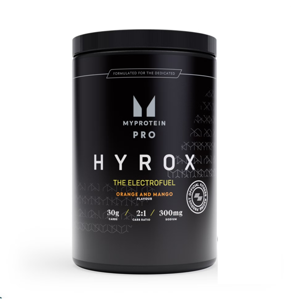 Elektrolitų milteliai Myprotein PRO Hyrox The Electrofuel 1kg Apelsinų-mangų skonio