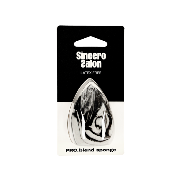 SINCERO SALON makiažo kempinėlė Pro Blend, marmurinė SINCERO SALON makiažo kempinėlė Pro Blend, marmurinė
