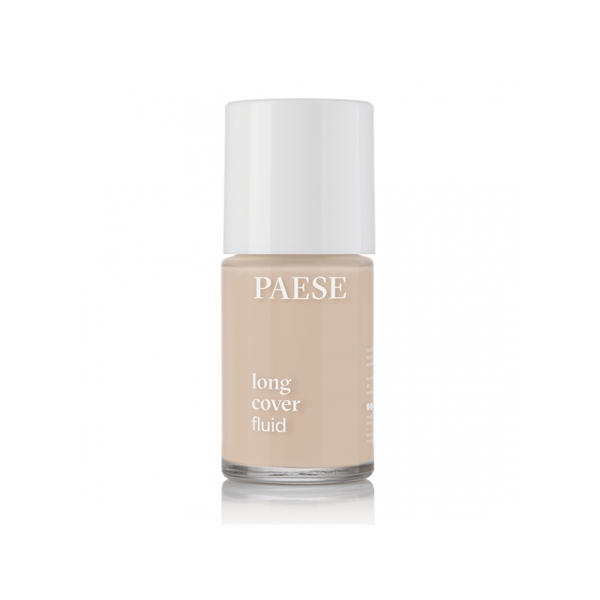 PAESE kreminė pudra "Long cover fluid", 0,5 Ivory, 30ml. PAESE kreminė pudra "Long cover fluid", 0,5 Ivory, 30ml.