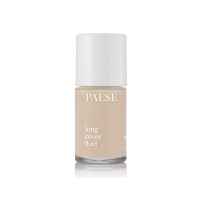 PAESE kreminė pudra "Long cover fluid" 01 Light Beige, 30ml.